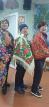 Конкурс русского платка в Красноармейском клубе