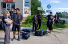 Отправка детей в палаточный военно-спортивный лагерь "Патриот"
