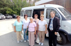 Доставка ветеранов района на профилактический осмотр в областной госпиталь.