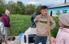 Благоустройство памятника в п.Солнце