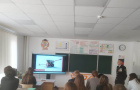 В рамках патриотического воспитания ветеран ОМВД встретился с молодежью