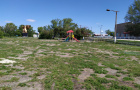 Благоустройство площади Красных партизан в Бородиновке